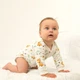Комбінезон-боді для немовлят унісекс інтерлок Trendy Tot 301-00080 молочний 80 см (12 мiс.) - изображение 4