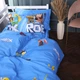 Комплект постільної білизни Mirson Двоспальний 175х210 см 17-0820 Roblox game blue Бязь (2200011551449) - зображення 1