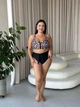 Купальник раздельный женский Plus size Ghazel леопардовый 3ХL (SW1573) - изображение 2