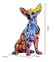 Статуэтка Чихуахуа аквапечать. Фигурка для интерьера Chihuahua 15*13*26 см - изображение 7