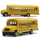 Модель автомобиля School bus 1:64. Игрушечная машинка Школьный автобус. Металлическая инерционная машинка - изображение 1