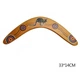 Дерев'яний бумеранг. Бумеранг з липи. Бумеранг розписний. Wooden boomerang - зображення 2
