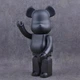 Дизайнерская игрушка Беарбрик черный. Статуэтка Bearbrick 28 см. Фигурка для интерьера медведь Беарбрик 400% - изображение 5