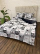 Плюшевое постельное белье микрофибра Cappone Котики 160х200 см - изображение 2