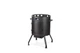 Печь для казана сборно-разборная 12-15 л Smoke House Uchag 630х400 мм круглая черная сталь и жаростойкая эмаль - изображение 1