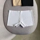 Женские нейлоновые трусы шортики боксеры LuAMaMA 60200 бесшовные, Белые L/XL - изображение 3