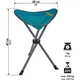 Стілець розкладний Uquip Darcy Caribbean Blue (244019) - зображення 7