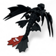 Іграшка Беззубик Toothless з фільму “Як приборкати дракона”, 200 мм, 3D-друк FDM, чорний - зображення 4