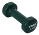 Гантели для фитнеса виниловые круглые York Fitness 2х1,5кг зеленый - изображение 3