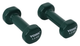 Гантели для фитнеса виниловые круглые York Fitness 2х1,5кг зеленый - изображение 4