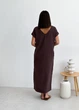 Платье женское свободного кроя ART KNIT шоколад Маргарет, XL 036882 - изображение 4