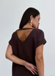 Платье женское свободного кроя ART KNIT шоколад Маргарет, XL 036882 - изображение 6