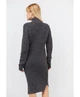 Плаття в'язанe тепле ART KNIT графіт, S-M 009610 - зображення 4