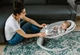 Заколисуючий центр Kidwell LUXI Light Melange електронна гойдалка дитяча шезлонг для немовлят з музикою автоматичне гойдання гойдалка для новонароджених крісло-гойдалка дитяча - зображення 12