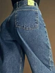 Джинсы женские It’s Basic 3144-1 бананы skater baggy 38 синие - изображение 4