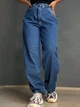 Джинсы женские It’s Basic 3144-1 бананы skater baggy 38 синие - изображение 7