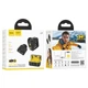 Бездротова мікрофонна система HOCO L17 magnetic dual-mic (iP/Type-C) Black (6942007645997) - изображение 2
