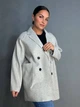 Жакет женский LADY YEP 2057 оверсайз удлиненный с карманами one size бежевій - изображение 7