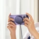 Бездротовий зарядний Baseus Simple Mini3 Magnetic Wireless Charger 15W Dusty Purple (CCJJ040205) - зображення 9