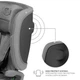 Автокресло Kinderkraft Fix2Go i-Size гр.1/2/3 9-36 кг Grey, 5902533925872 - изображение 5
