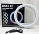 Светодиодное селфи-кольцо с RGB подсветкой Soft Ring Light MJ 300 - изображение 8