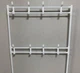 Напольная вешалка для одежды с полками и крючками 154×60×29,5 см белая - изображение 11