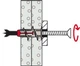 Дюбель Fischer DuoBlade K NV для гіпсокартону 10 шт (545683) - зображення 10