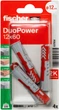 Дюбель Fischer DuoPower 12 х 60 мм 4 шт (537654) - зображення 2