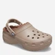 Женские кроксы утепленные Crocs Classic Platform Lined Clog W Mrm 207938-195 34-35 (W5) 21 см Коричневые (196265516438) - изображение 2