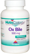 Екстракт бичачої жовчі Nutricology Ox Bile 500 мг 100 капсул в упаковці (ARE-575103) - зображення 1