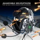 Наушники игровые проводные с микрофоном ONIKUMA Gaming LED K8 Белый Камуфляж - изображение 2