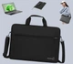 Сумка для ноутбука Bagmax 14.1" плоска з кишенею для аксесуарів та плечовим ременем Чорний (S719-2) - зображення 3