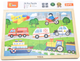 Puzzle na podkładce Viga Pojazdy w mieście 24 elementy (51462) (6934510514624) - obraz 2