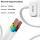 Сетевой фильтр-удлинитель RZTK Power Strip Pro 5 + 2 USB-A + USB-С (PD20W) White 2 м (2025) - изображение 5