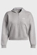 Жіноче світло-сіре худі Rival Flc Piped HZ Hoodie Under Armour SM 6003707-011 - изображение 3