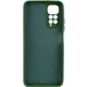 Чохол TPU GETMAN Liquid Silk Full Camera для Xiaomi Redmi Note 11 (Global) / Note 11S Зелений / Dark green - зображення 1