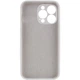 Чехол Silk Full Camera Protective (AA) NO LOGO для Apple iPhone 13 Pro Max (6.7") Белый / White Без бренда - изображение 4