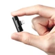 Переходник Baseus Lightning Male To 2xLightning Female Adapter L46 (CAL46-01) Black - изображение 2