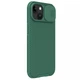 Карбоновая накладка Nillkin CamShield Pro Magnetic для Apple iPhone 15 (6.1") Deep Green - изображение 4