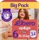 Підгузки-трусики Libero Up&Go 15-25 кг розмір 6 34 шт (7322542488393) - изображение 1