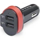 Автомобильное зарядное устройство REAL-EL CA-35 (3USBx3.4A) Black/Orange + кабель microUSB - изображение 1