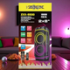 ZXX‑5530 портативна колонка 80 Вт 2×8" з Bluetooth, пульт ДУ, караоке, TWS, LED-підсвіткою, 2 радіомікрофонами, акумулятором до 12 годин - изображение 3