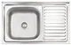 Кухонна мийка Brinex 5080-L 0.6 мм, накладна BRIN5080LSAT06 - зображення 1