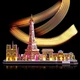 3D пазл CubicFun City Line з LED-підсвіткою Париж (L525h) - изображение 4