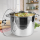 Кастрюля нержавеющая Maestro 200 мм х 14 л MR-3517-20 (MR-3517-14) - изображение 1