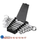 Набор рожково-накидных ключей Intertool 6 шт. (6-17 мм) Pro (XT-1001) - изображение 1