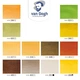 Набір акварельних фарб Van Gogh Pocket box SHADES OF NAT 12 кюв + пензлик у пластику (20808641) - зображення 3