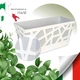 Вазон Idel Flowerbox прямокутний сірий/білий 40 см (730034) - изображение 6