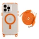 Чохол TPU+PC LanyardCase with MagSafe для iPhone 16 Pro Колір Orange - изображение 1