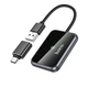 Адаптер HOCO HU1 Way car wireless CarPlay adapter, Metal Gray - зображення 1